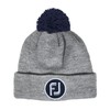 FootJoy Pom Pom Knit Beanie Heather Grey