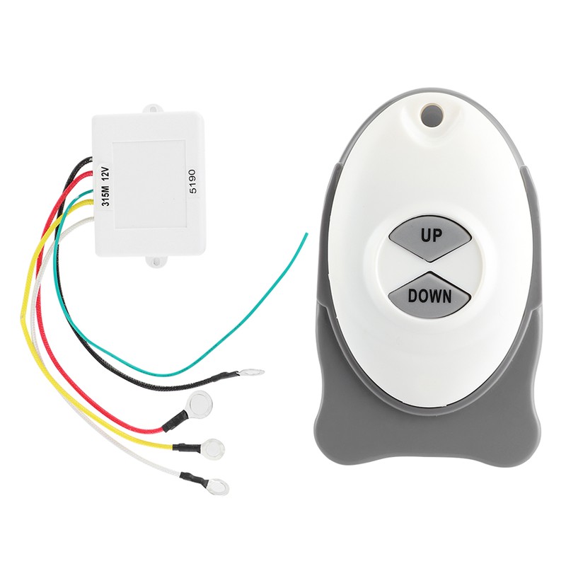 12V Anchor Windlass Wireless Switch Receiver Waterproof Sail Trim Controller