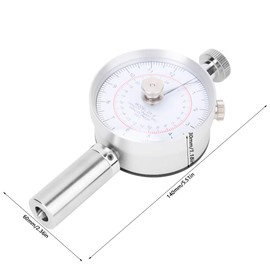 Fruit Penetrometer 0.5-12Kg/cm² (x105Mpa) 1-24kg/cm² Fruit Penetrometer Sclerometer Hardness Tester Farm Fruit Tester with 2 Measuring Heads
