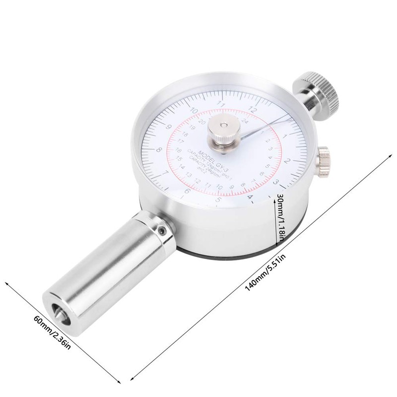 Fruit Penetrometer 0.5-12Kg/cm² (x105Mpa) 1-24kg/cm² Fruit Penetrometer Sclerometer Hardness Tester