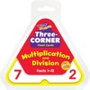 Trend Enterprises: Three-Corner Multiplication and Division Flash Cards, Interactive Self-Checking
