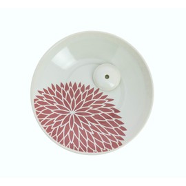 Nippon Kodo Rim Incense Plate, Chrysanthemum Crest & Incense Plate, 4.1 x 4.3 x 1.0 inches (106 x 110 x 25 mm)