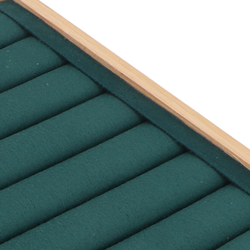 Rings Tray 7 Rows Stackable Protective Scratch Proof Lining Drawer