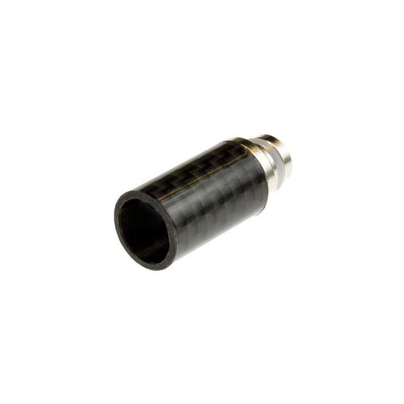 Armerah TCS12 510 Drip Tip eCig Mouthpiece Tall/Wide Carbon/Steel 3