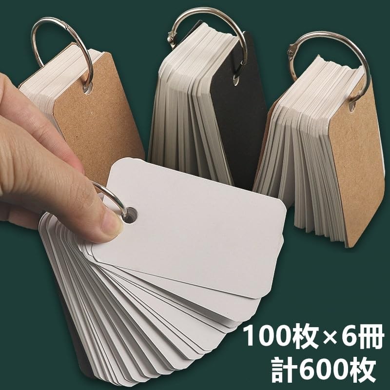 Word Book Large Memorization Cards 600 Word Cards Ring Middle