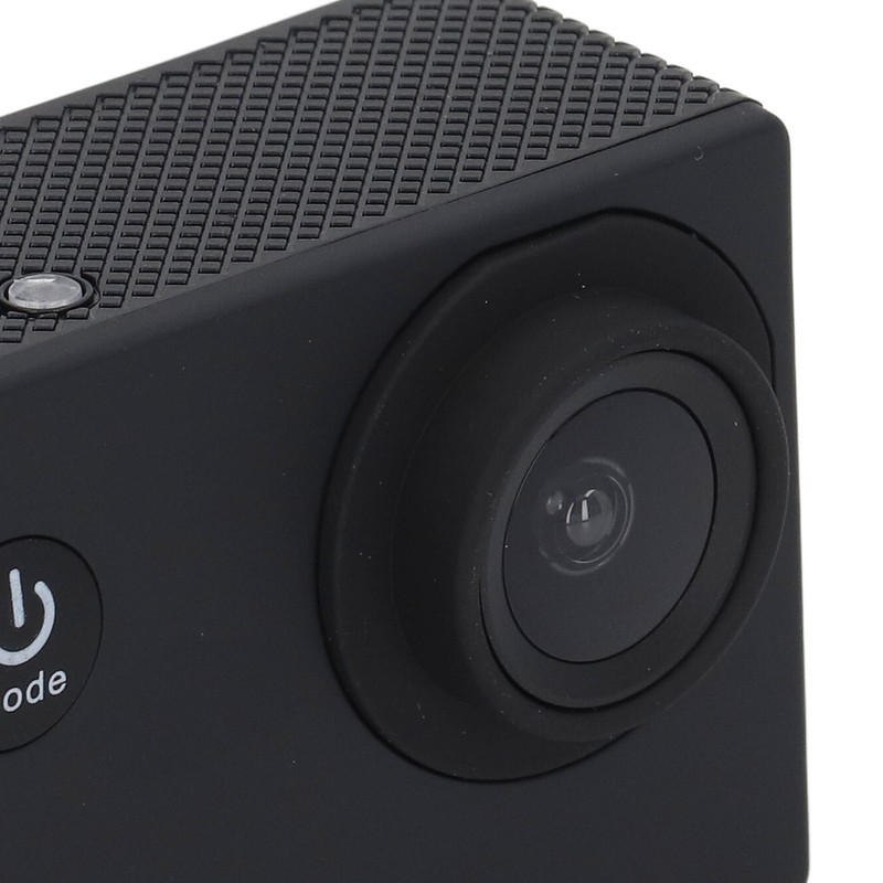 Outdoor Sports Camera 4K Wifi ABS Waterproof High Definition Black