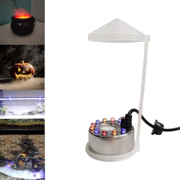 TASHELLS Halloween Witch Light, Ultrasonic Mist Maker, Indoor Decoration Mini