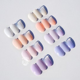Bymuse A set syrup gel 8 types of pastel color gel nails / 바이뮤즈 A세트 시럽젤 8종 파스텔컬러 젤네일