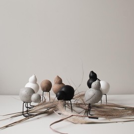 DBKD Swedish Bird (Pack of 2) Black One Size - 5 x 5 cm, High 8 cm