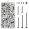 Wensilon (700 pcs)#8 Outlet Screws Kit, 304 Stainless Steel Machine