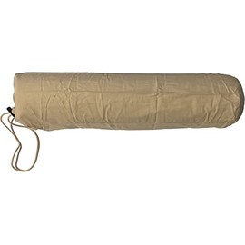 Therapist’s Choice Premium Flannel Bolster Cover with Drawstring Closure, Soft & Durable, Size: 6" x 27" (Cover Only, Bolster Not Included) (Natural (Light Brown))