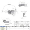 Sugatsune Industry (170043818) HG-MA95A-R Stopper Hinge HGMA95AR