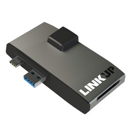 LINKUP - Surface Pro 7 Compatible SD Card Micro Memory Reader Adapter Hub | 6-in-1 Docking Station | 4K HDMI, Gigabit Ethernet, SD/Micro SD Card Slots, 1 x USB-A 3.0, 1 x USB-C |