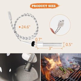 RTG Ceramic Igniter Element Replacement for REC TEC Wood Pellet Grill, 120V 80W