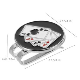 Kisangel Golf Hat Clip Unique Shape Funny Ball Marker for Golfing Hat Clip Ball Markers for Golf