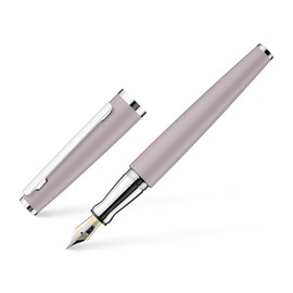 Otto Hutt 018-11320 Fountain Pen Design 06 Aluminium Lilac Platinum 14 cm Line Width M