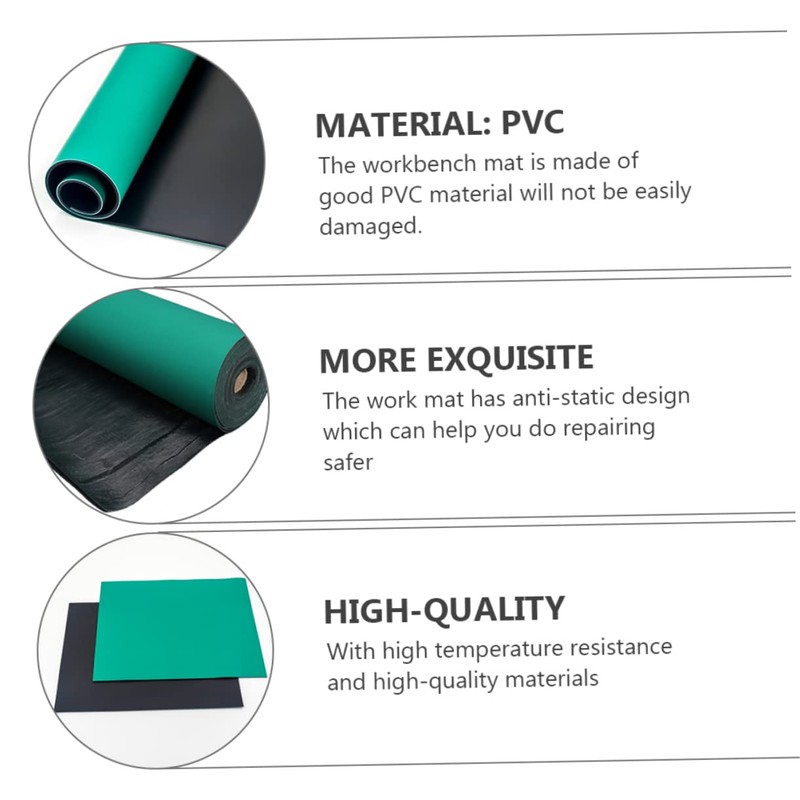 Gadpiparty 1 PC Heat Resistant Work Pad Static Workbench Mat