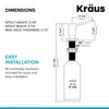 KRAUS Kitchen Soap and Lotion Dispenser in Spot-Free Antique Champagne