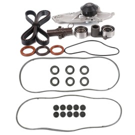 MPLUS Timing Belt Kit & Water Pump & Valve Cover Gasket Kit Fits 2003-2006 for Acura MDX 3.5L 3471CC V6 GAS SOHC Naturally Aspirated, 2004-2008 for Acura TL 3.2L 3210CC V6 GAS SOHC Naturally Aspirated