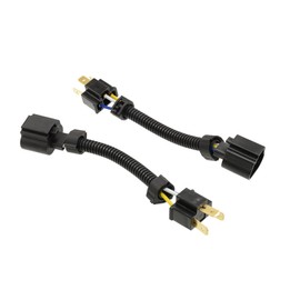 Michigan Motosports Set of H4 9003 To H13 9008 Pigtail Wiring Harness Adapters For H4/H13 Headlight