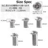 Pstyle PST-141 M8 304 Stainless Steel Screw Bolts for Tamper