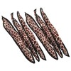 Beavorty 6pcs Leopard Print Hair Rollers Soft Sponge Curlers for