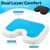 Gerrii 2pcs Stadium Seat Cushions Bleacher Seat Pads for Outdoor