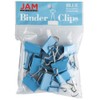 JAM PAPER Colorful Binder Clips - Medium - 1 1/4