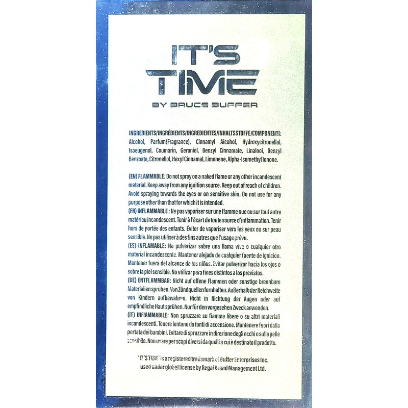 IT'S TIME By Bruce Buffer Eau de Parfum For Men