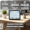 Technoline WT2600 Desk Calendar, Temperature Display, Humidity Display, Min/Max Display,