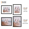 upsimples 11x14 Picture Frame, Display Pictures 8x10 with Mat or