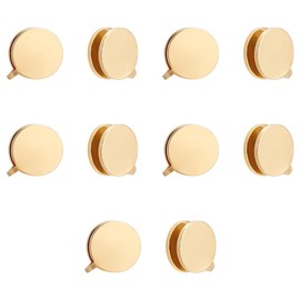 UNICRAFTALE 5 Pairs Golden Pressure Earrings for Keloids Stainless Steel Punk Clip On Earrings Spiral Compression Earring Lightweight No Piercing Earring Birthday Gift for Women