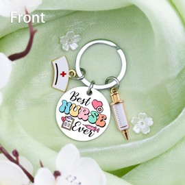 Celaqiu Nurse Gifts for Women Nurse Keychain Nurses Appreciation Gifts for Birthday Christmas Nursing Graduation Gift Nursing Accessories for Work