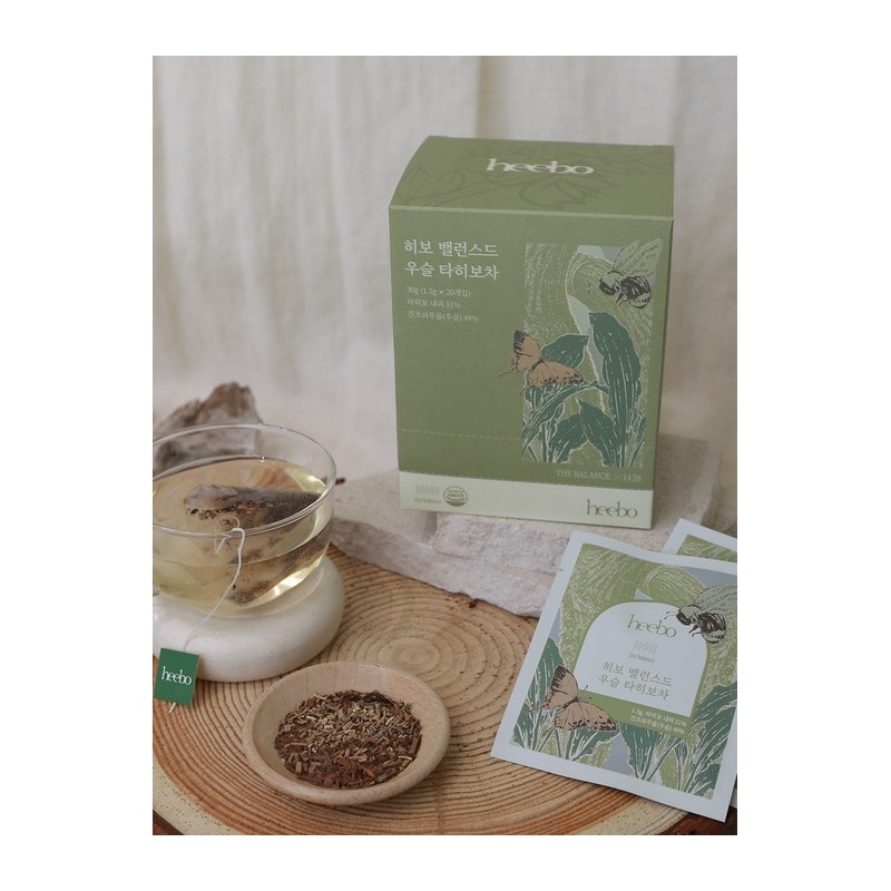 Heebo Balanced Woosul Taheebo Tea 3 Boxes (1.5g / 히보