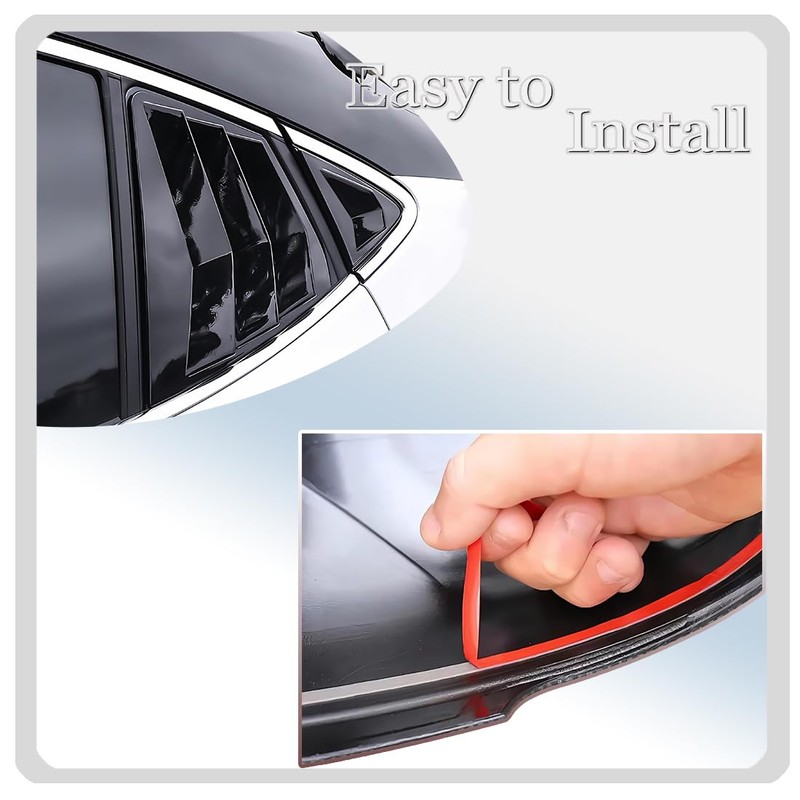 MUXEE 2Pcs Side Vent Window Louvers for Toyota Camry 2025