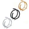Tanreeqee 18G Nose Ring - Stainless Steel Bidirectional Spiral Hoops