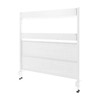 MARTEXBUY Clamp On Desk Organizer Shelf, Pegboard Multipurpose Countertop Desk