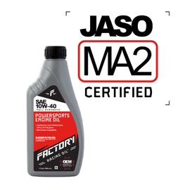 Factory Racing Parts Full Synthetic Oil Change Kit compatible with Kawasaki Z125 Pro – Includes 1 Quarts of SAE 10W-40 Oil, 1 Filter, 1 Crush Washer, 1 Funnel, 1 Oil Change Reminder Sticker