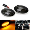 iJDMTOY Smoked Lens Amber Full LED Front Side Marker Lights