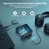 T10 External Sound Card, PHOINIKAS USB Audio Adapter for PC