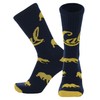 TCK Cal Berkeley Golden Bears Mayhem Crew Socks (Navy/Gold, Medium)