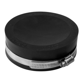 Fernco QC 104 QwikCap 4 Inch Pipe Cap Durable Easy Install Leak Proof