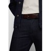 Boss Men's Carmello Belt made of Vegetable-tanned Leather with Metal