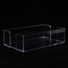 Acrylic Napkin Holder Transparent Uncapped Bathroom Napkin Holder for 23x14x6cm