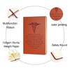 JOHSBYD Nurse Gifts Leather Notebook for Women Men RN PT