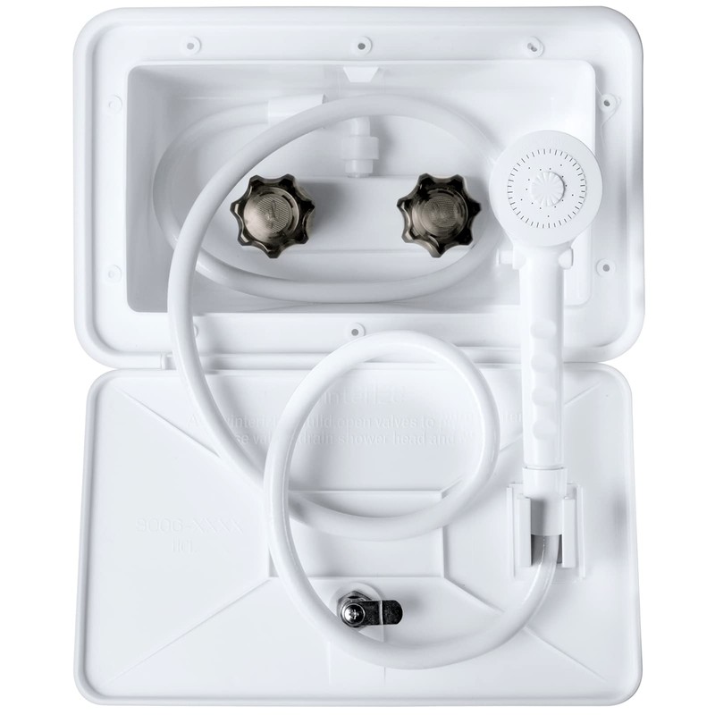 EXCELFU RV Outdoor Shower RV Exterior Shower Box Kit with
