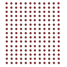 INDIAN C-A-R || Red | Velvet Round OUTLINE SKETCH Bindi, Kumkum Bindi for Women Ladies | kumkum bindis | Round bindis |