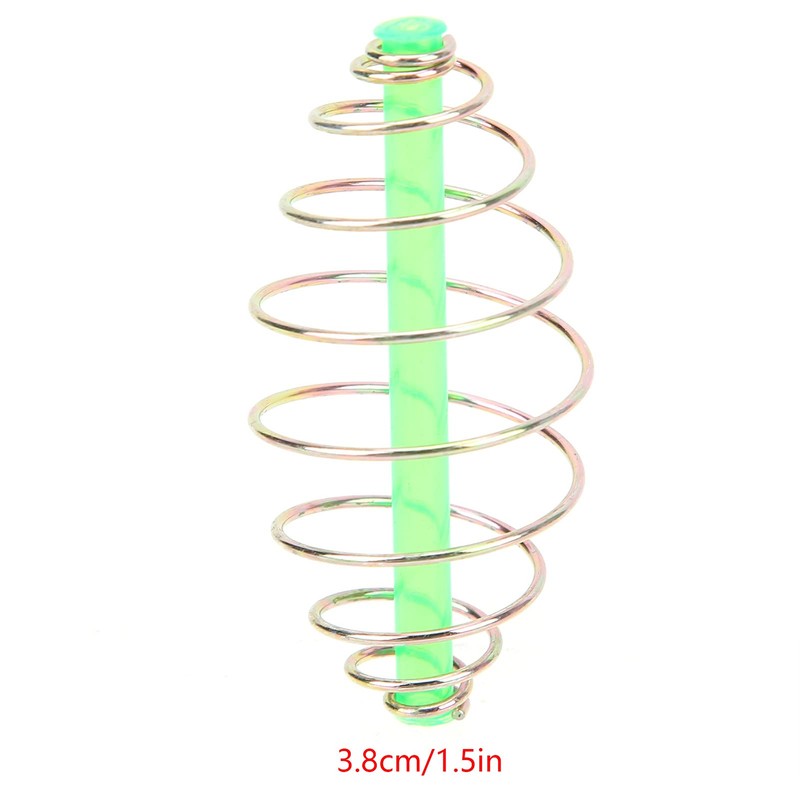 Alomejor 10PC Bait Thrower Fishing Feeder Spring Coil Inline Method