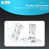 MARINE CITY Stainless Steel Removable Table Bracket – Strong &
