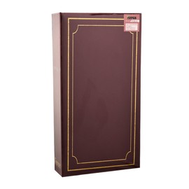 Arpan 6x4 Plain Photo Album with 300 Pockets Burgundy
